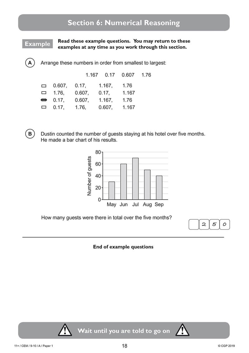11+ CEM Practice Papers - Ages 9-10 (with Parents' Guide & Online Edition) - Image 3