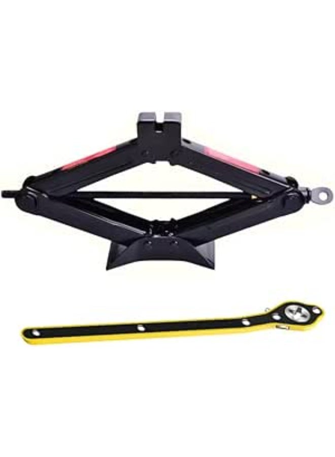 كوريك رفع سيارة مقصّي احترافي - أداة موفرة للجهد لغيار الإطارات - متينة وسهلة الاستخدام لجميع المركبات - Image 3