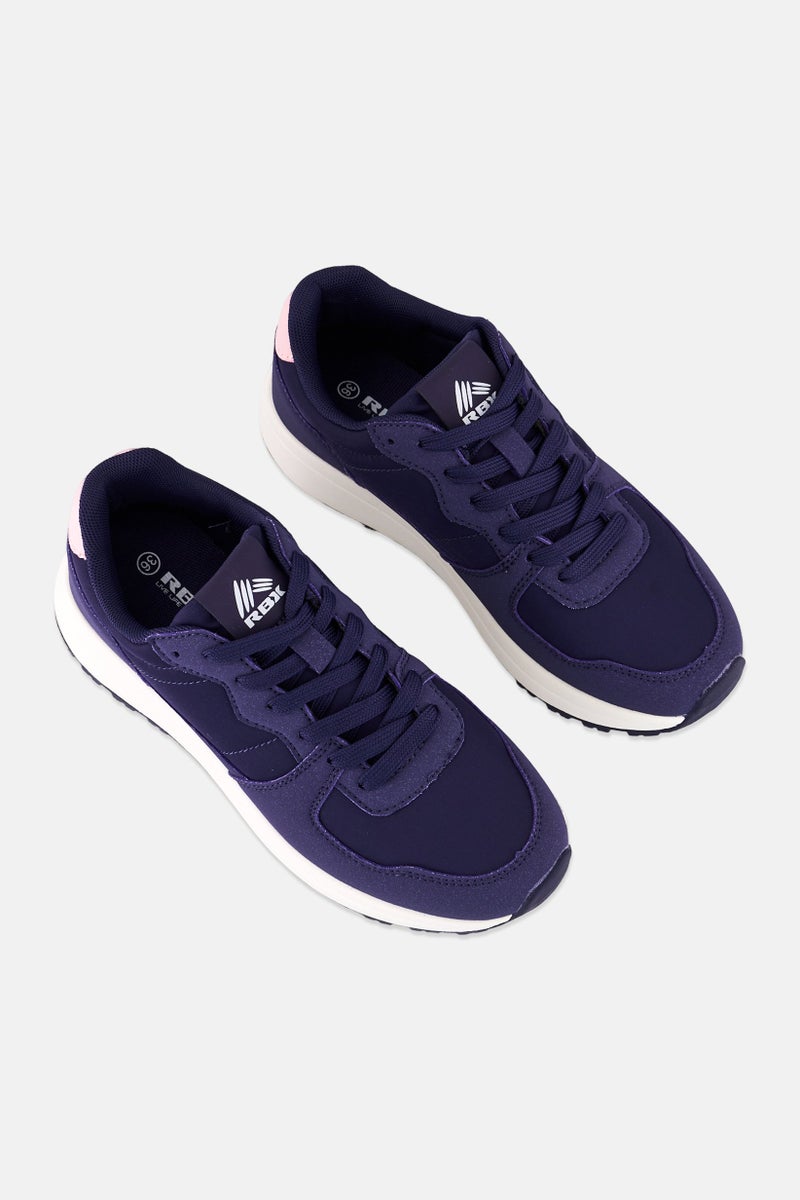 RBX أحذية خارجية للنساء بشعار العلامة التجارية، بنفسجي داكن - Image 3