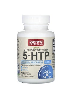 jarrow formulas Jarrow Formulas, 5-HTP, 100 mg, 60 Veggie Capsules  - Image 1