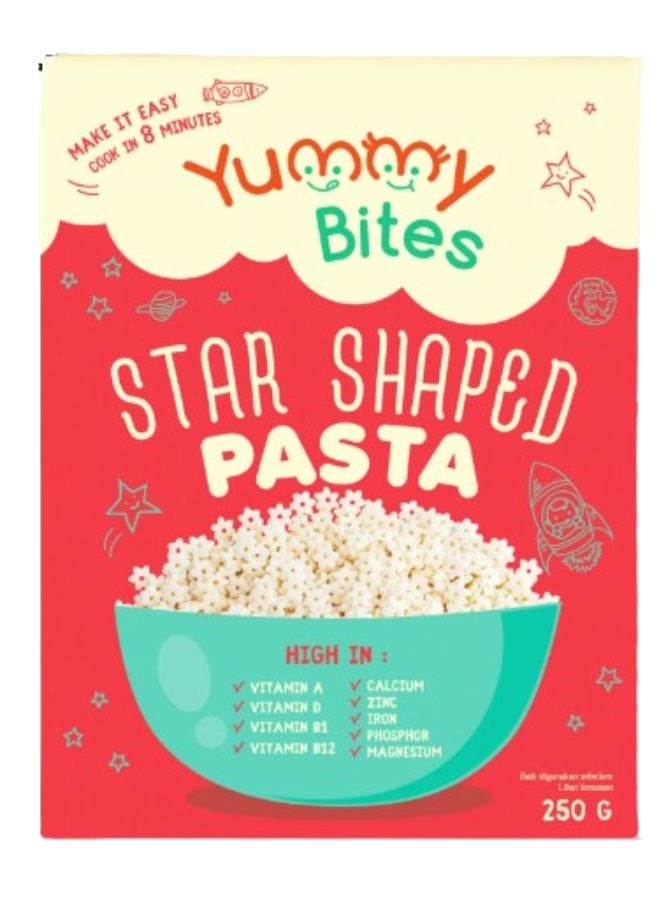 Yummy Bites Star Shaped Pasta 250g
