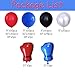 Eopelsm Boxing Birthday Party Decorations 139Pcs Red Blue and Black Balloons with Boxing Gloves Foil Balloons for Boxing Baby Shower Party Supplies - Image 4