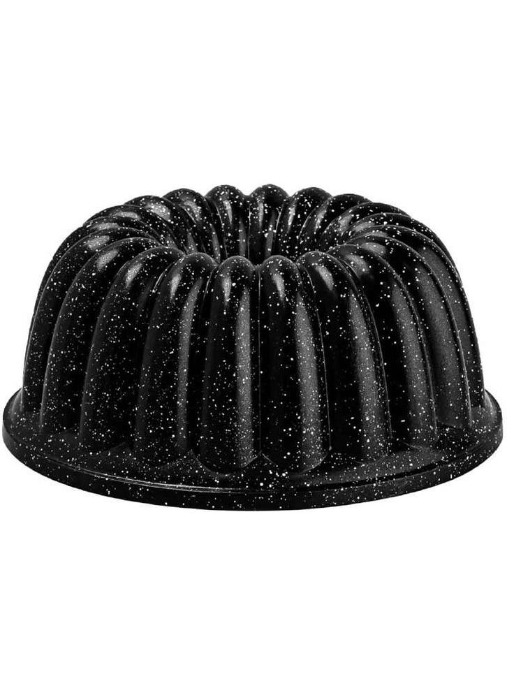 Zetmon - Granite Cast Iron Tart, Pie and Closely Sliced ​​Cake Mold Black - Image 1