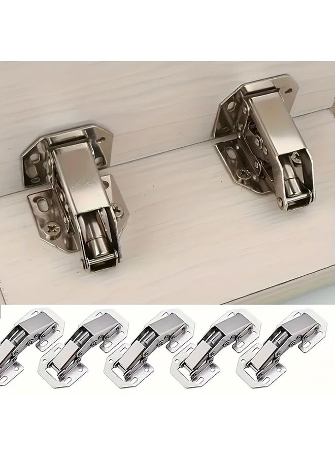 Heavy Duty 10pcs Spring Hinges 3 Inch 175 Degree With Buffer System No Drill Mount - Image 4