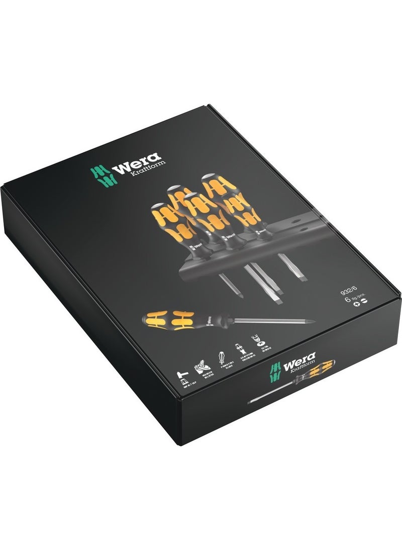 Wera 932/6 Industrial Screwdriver Set 05018282001  - Image 2