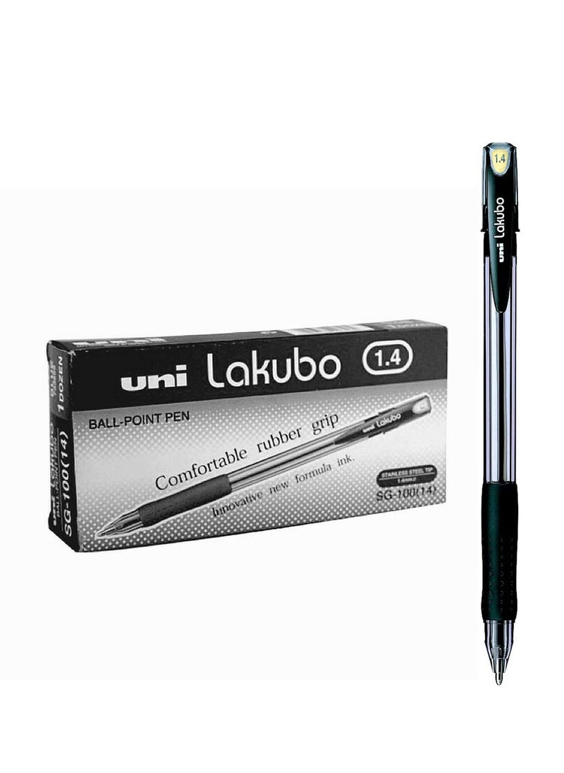 12-Piece Lakubo Ballpoint Pen 1.4mm Tip Black Ink - pzsku/Z62379ABE24D31F9C2339Z/45/_/1652194542/6d5f52c3-0055-41ae-b7bb-f1dfe4000c51