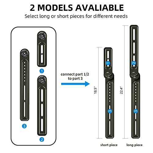 Xinlei Universal Sound Bar Mount Bracket for Above/Under TV, Fits 23-65 Inch TVs, up to 22 lbs by XINLEI SBR301 - Image 3