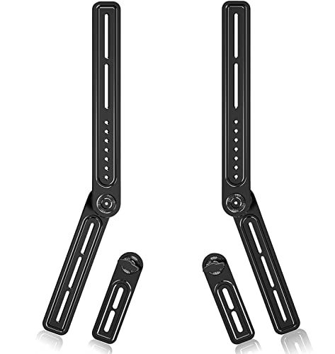 Xinlei Universal Sound Bar Mount Bracket for Above/Under TV, Fits 23-65 Inch TVs, up to 22 lbs by XINLEI SBR301 - Image 1