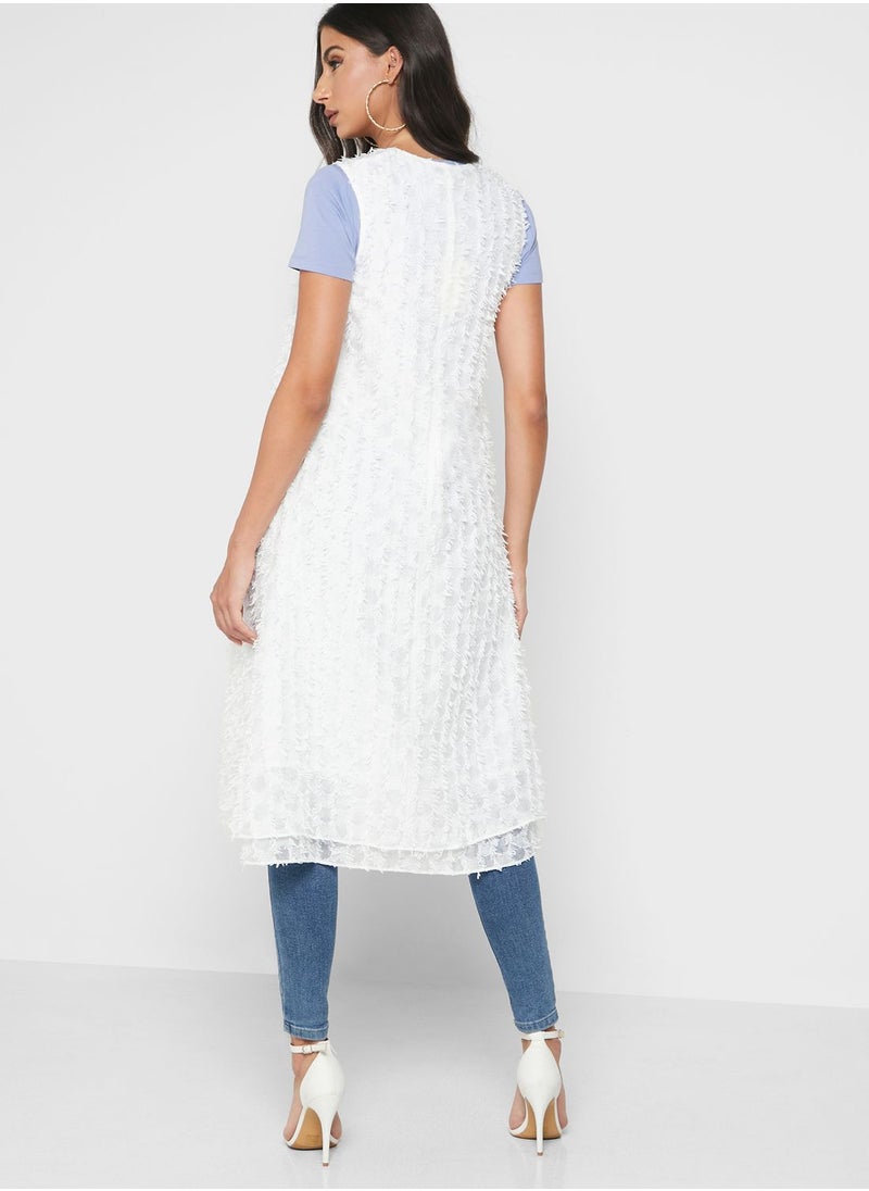 Jovonna London - Ruffle Detail Cardigan - Image 1