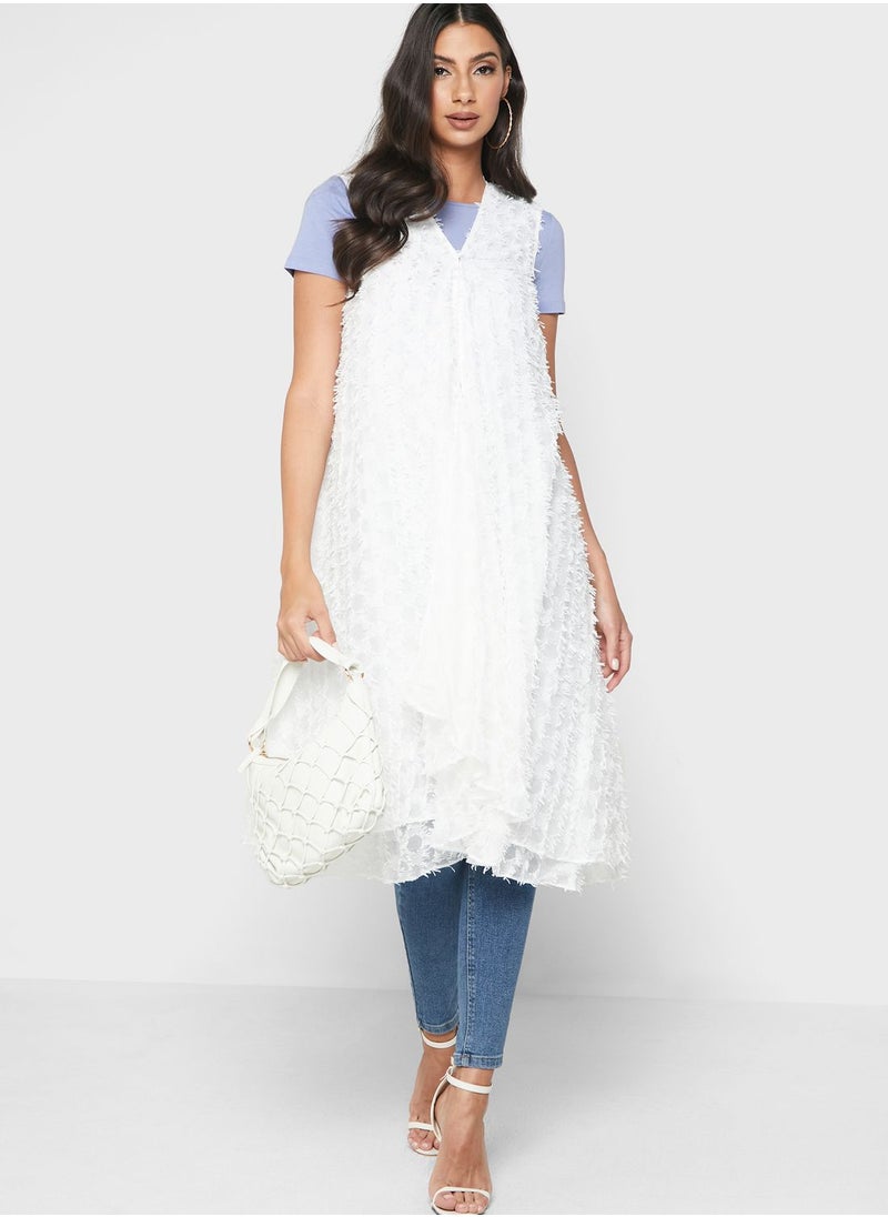 Jovonna London - Ruffle Detail Cardigan - Image 1