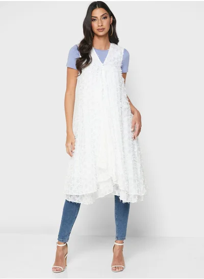 Jovonna London Ruffle Detail Cardigan