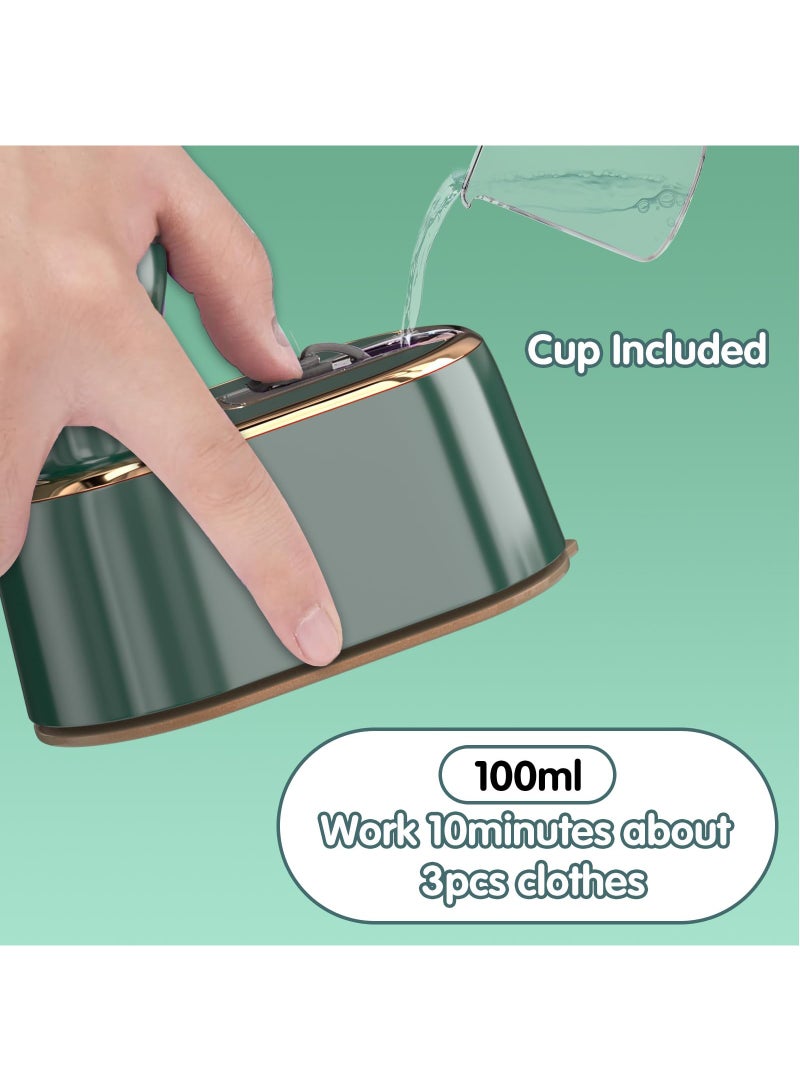 Steamer Iron for Clothes Travel Mini,High-Power Handheld Garment Steamer Clothes Steamer Portable Steam Iron 5s Fast Heat-up Ironing Wrinkle Remover -1000W 100ML,Wet and dry use  - Image 5