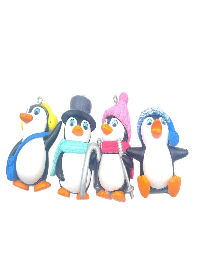 Pitertul 4Pcs Floating Fish Tank Decorations, Cute Little Penguin Aquarium Decoration for Fish Tank Aquarium Landscaping Aquarium Decoration - Image 3