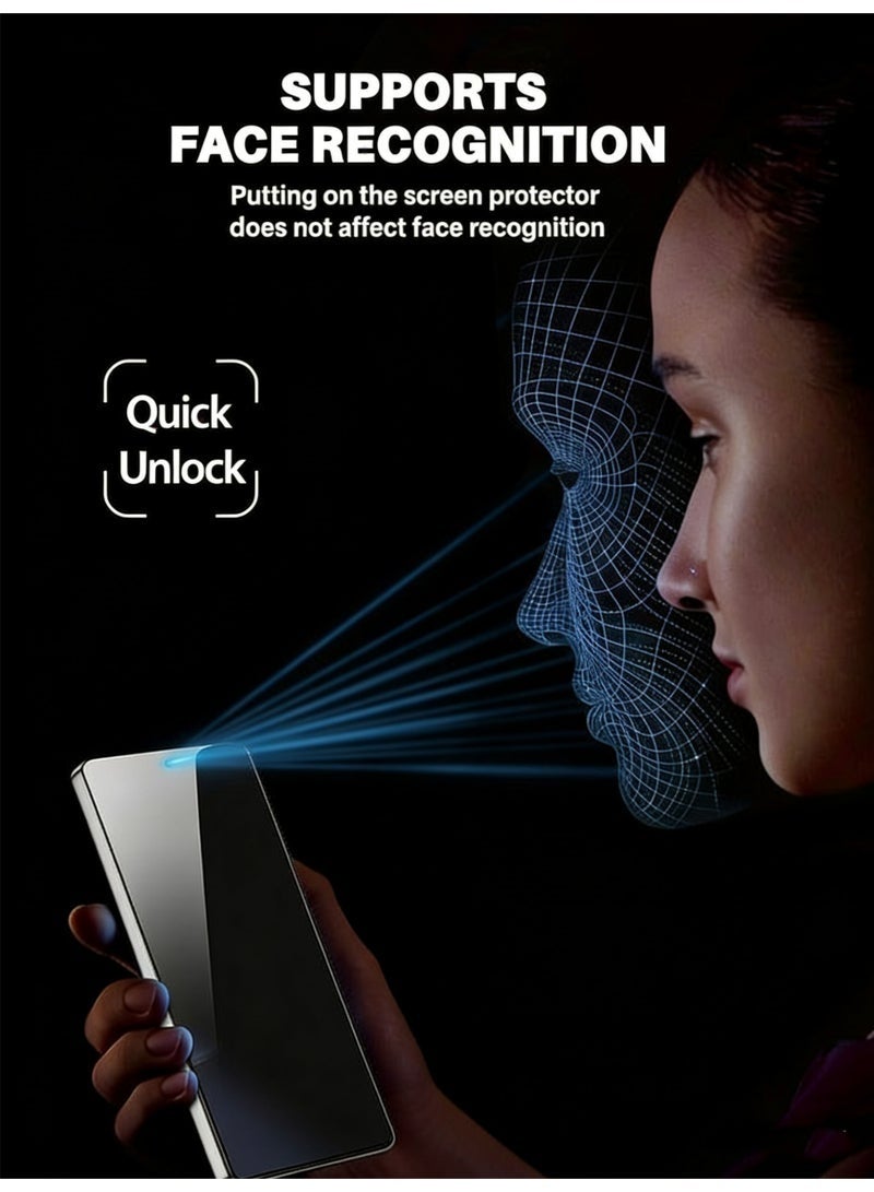 Nova future 1+1Samsung S25 Ultra Protective Kit,includes a phone case [MagaSafe compatible][matte finish][drop-proof,black] + a privacy screen protector [28° privacy protection][9H hardness][ultrasonic fingerprint unlock] - Image 5