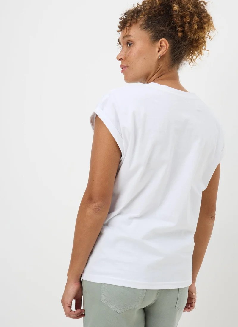 Matalan White Short Sleeve T-Shirt