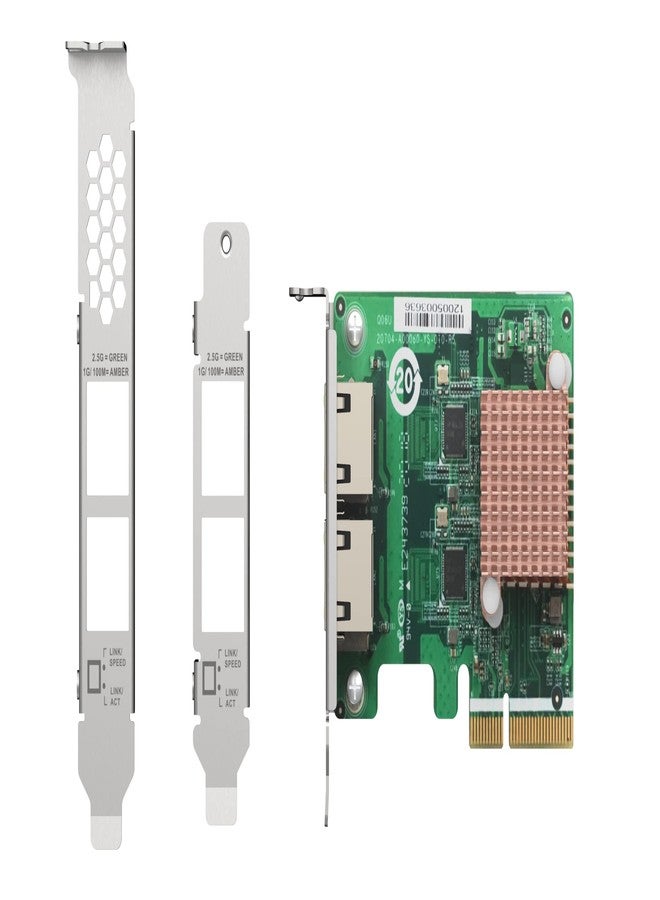 كيوناب بطاقة شبكة QNAP QXG-2G2T-I225 ثنائية المنافذ بسرعة 2.5 جيجابت إيثرنت رباعية السرعات - Image 3