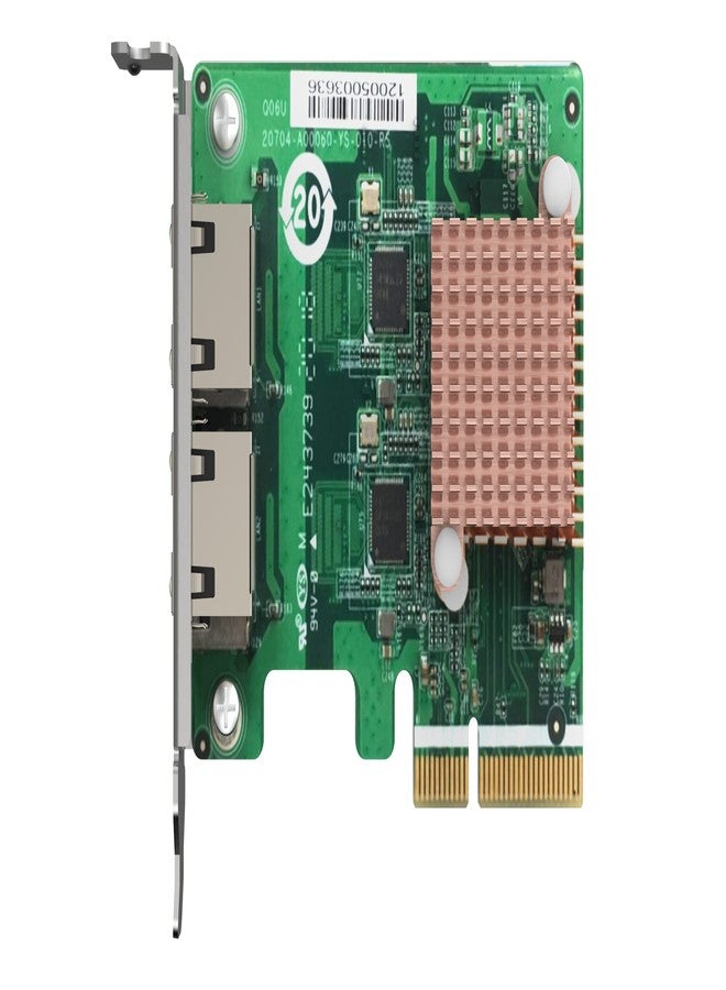 كيوناب بطاقة شبكة QNAP QXG-2G2T-I225 ثنائية المنافذ بسرعة 2.5 جيجابت إيثرنت رباعية السرعات - Image 1