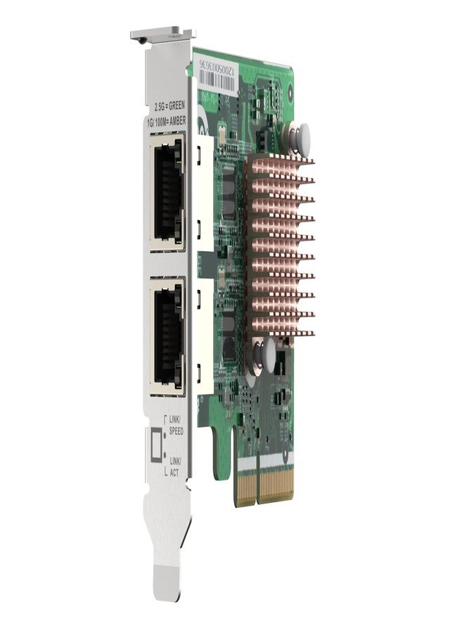 كيوناب بطاقة شبكة QNAP QXG-2G2T-I225 ثنائية المنافذ بسرعة 2.5 جيجابت إيثرنت رباعية السرعات - Image 4