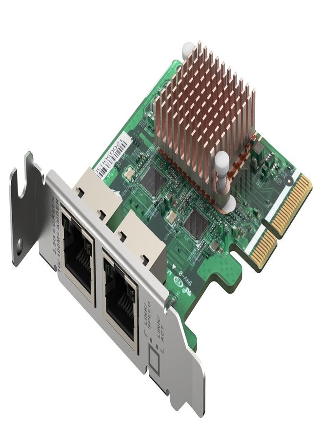 كيوناب بطاقة شبكة QNAP QXG-2G2T-I225 ثنائية المنافذ بسرعة 2.5 جيجابت إيثرنت رباعية السرعات - Image 2