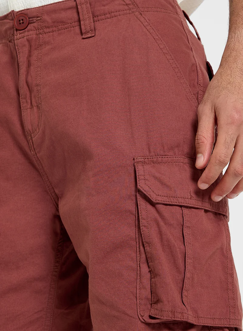 BRAVE SOUL Cargo Pocket Shorts