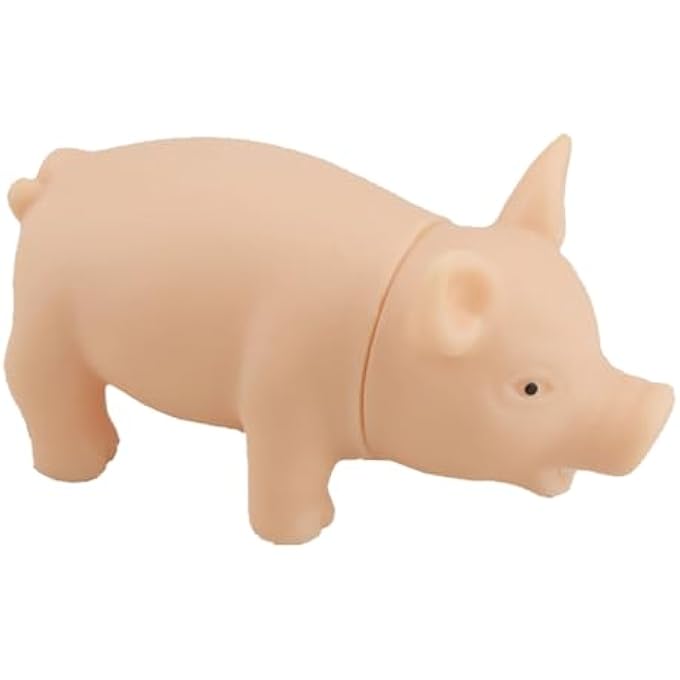 Nurnesy Soft Rubber Snorting Pig Squeeze Toy, Stress Relief, Increase Bond, Compact and Lightweight, for Office, Home and Travel - Image 1