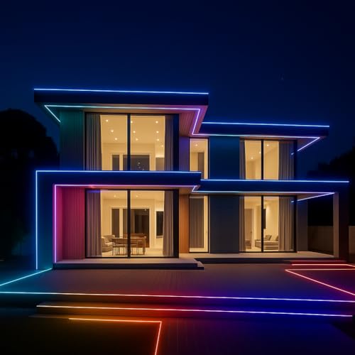 One94Store 8 Meter LED Rope Light for Decoration-Waterproof Decorative Lights, SMD Cove Light for Ceiling LED Pipe Light for Home Décor Led Strip Lights for Diwali Decoration (Multicolor) - Image 2