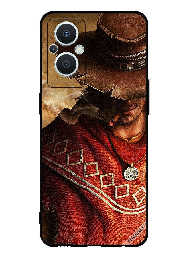 Covernex Protective Case Cover For Oppo Reno 7 Z 5G Stylish Hat Man - Image 1