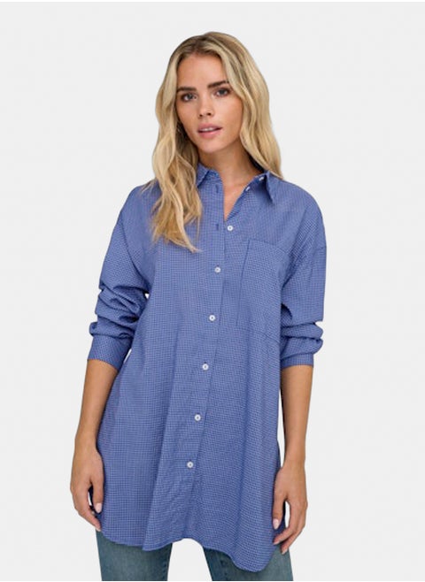 ONLY Womens Maggie Longsleeve Check Shirt