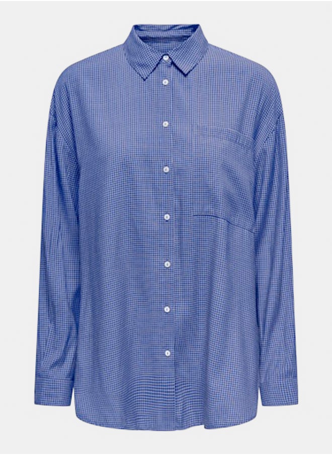 ONLY Womens Maggie Longsleeve Check Shirt