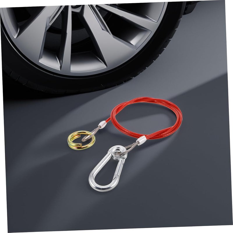 Vosarea 2pcs Heavy Duty Trailer Breakaway Cable Safety Hooks for Rv Emergency Brake System - Image 5