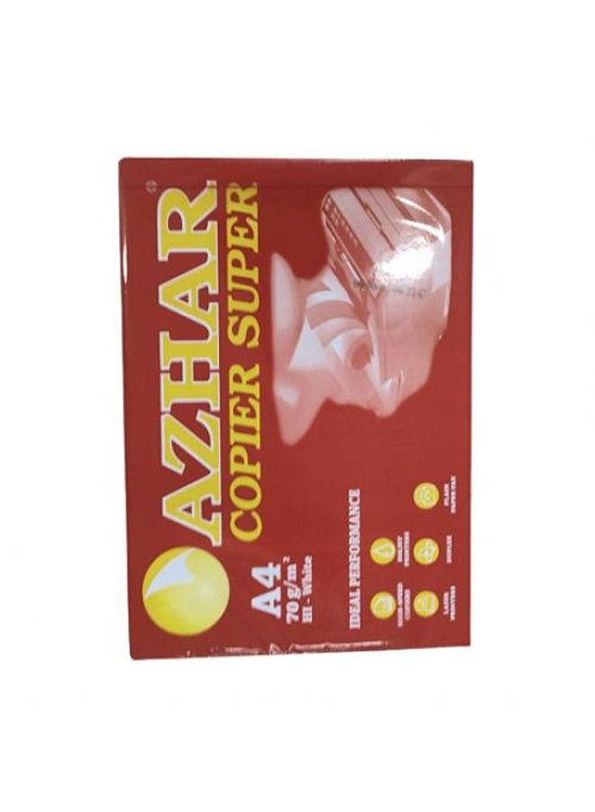 Azhar paper 70gm red cover