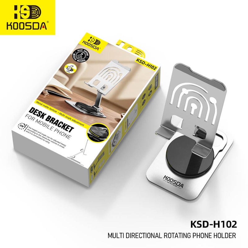 KOOSDA KSD-H102 Multi-Directional 360° Phone Holder – Flexible Viewing, Easy Installation - Image 2