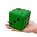funnysquee 315 Inches Foam Dice Toy A FunFilled Kawaii Dices Educational Toy for Kid Board Game and Learning Sessions Fortunate Green - Image 2