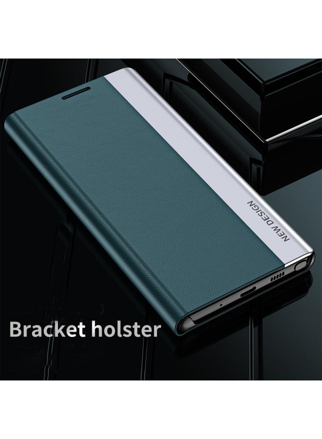 S-TOP Case For Samsung Galaxy A05s Side Electroplated Adsorption Leather Phone Case - Image 3