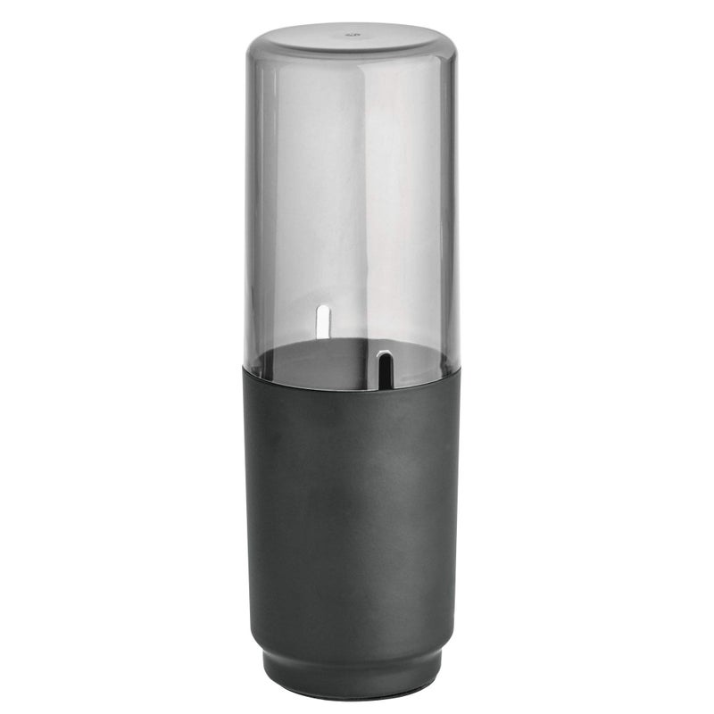 iDesign Austin Covered Holder, Holds Regular and Electric Toothbrushes - Image 4