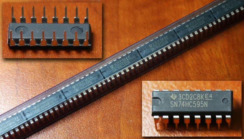 TEXAS INSTRUMENTS SN74HC595N IC 8-Bit Shift Registers with 3-State Output Registers (Pack of 4) - Image 4