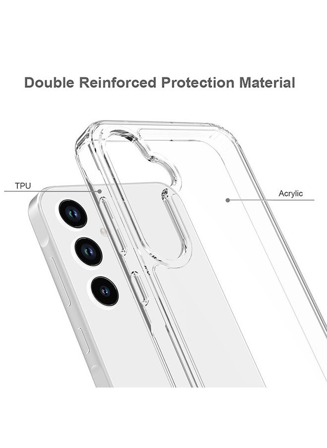 Depend For Samsung Galaxy A55 5G Shockproof Protective Case Cover With Hard Back Sheel, Non-Yellowing, Anti-Scratch, Drop Protection, Slim Fit Cover Case For Samsung Galaxy A55, Clear  - Image 3