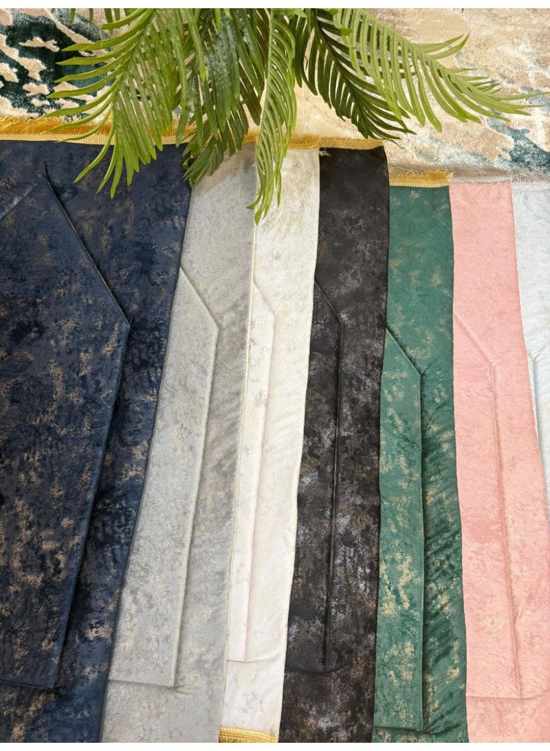 طقم مصلية ومصحف وسبحة مبطن – خامة فاخرة بإسفنج طبي عالي الكثافة 2.2 سم - Image 2