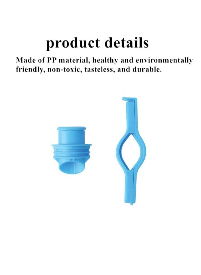 Cool Baby - COOLBABY 3Pcs Food Sealing Clip Seal Pour Snack Storage Bag Clip With A Cap Type Discharge Nozzle Food Milk Powder Preservation Sealer Kitchen - Image 1