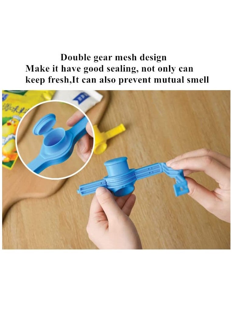 Cool Baby - COOLBABY 3Pcs Food Sealing Clip Seal Pour Snack Storage Bag Clip With A Cap Type Discharge Nozzle Food Milk Powder Preservation Sealer Kitchen - Image 1