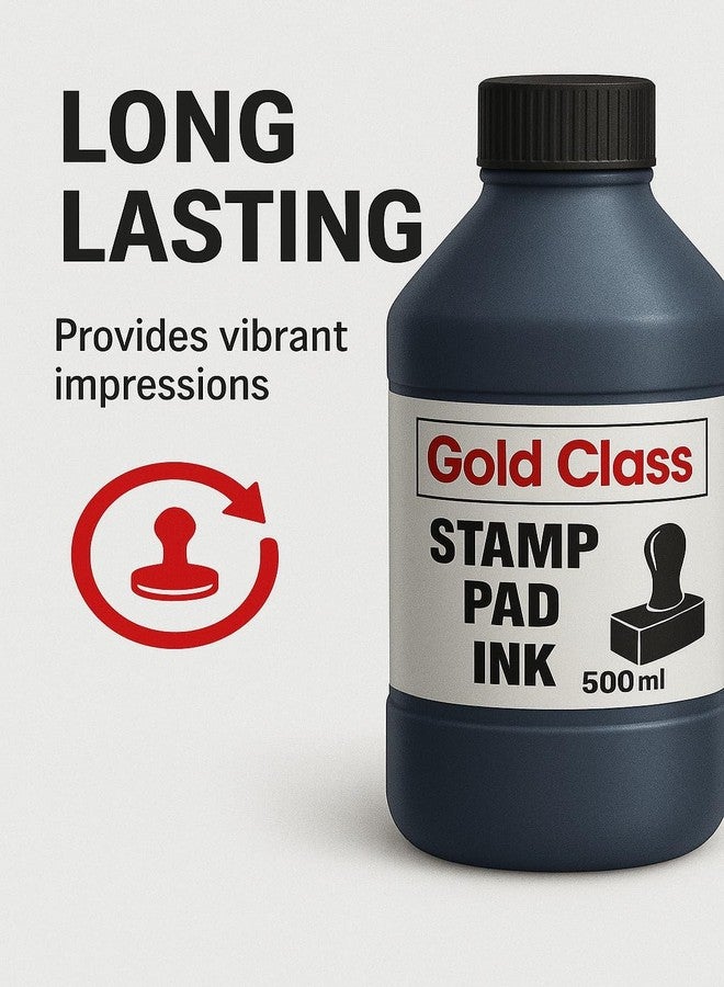 Gold Class Stamp Pad Ink(25ml)-Pack of 10 (Red) - Image 4