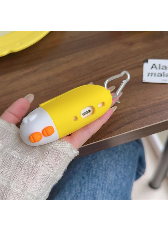 Generic - Cute Peco Peco For Airpods Pro2 For Apple Bluetooth Wireless Headset 1/2/3 Generation Silicone Cartoon-Color:Peco Headset Set + Hook-Applicable Model:Airpods Pro/Airpods Pro2 - Image 1