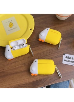 Cute Peco Peco For Airpods Pro2 For Apple Bluetooth Wireless Headset 1/2/3 Generation Silicone Cartoon-Color:Peco Headset Set + Hook-Applicable Model:Airpods Pro/Airpods Pro2