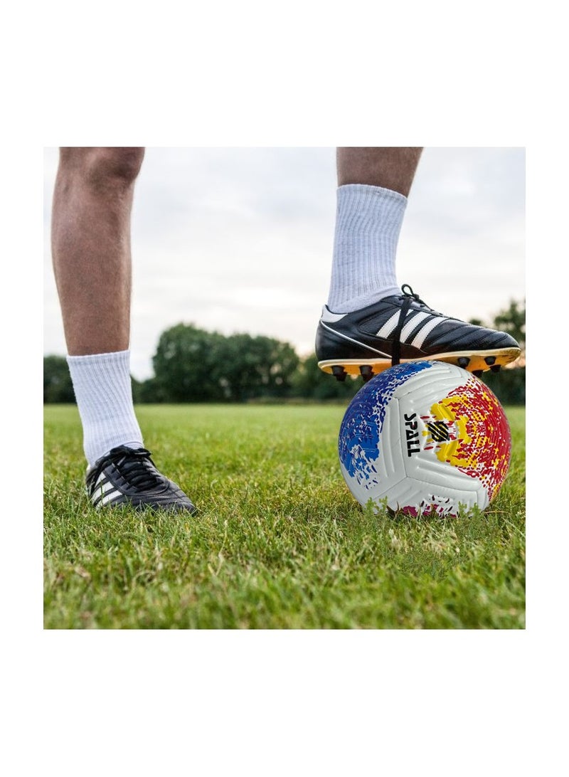 Spall Football Soccer Ball For Matches World Cup Best Indoor/Outdoor Water Proof Ball For Professional Training And Match Men And Women Youth And Adult - Image 2