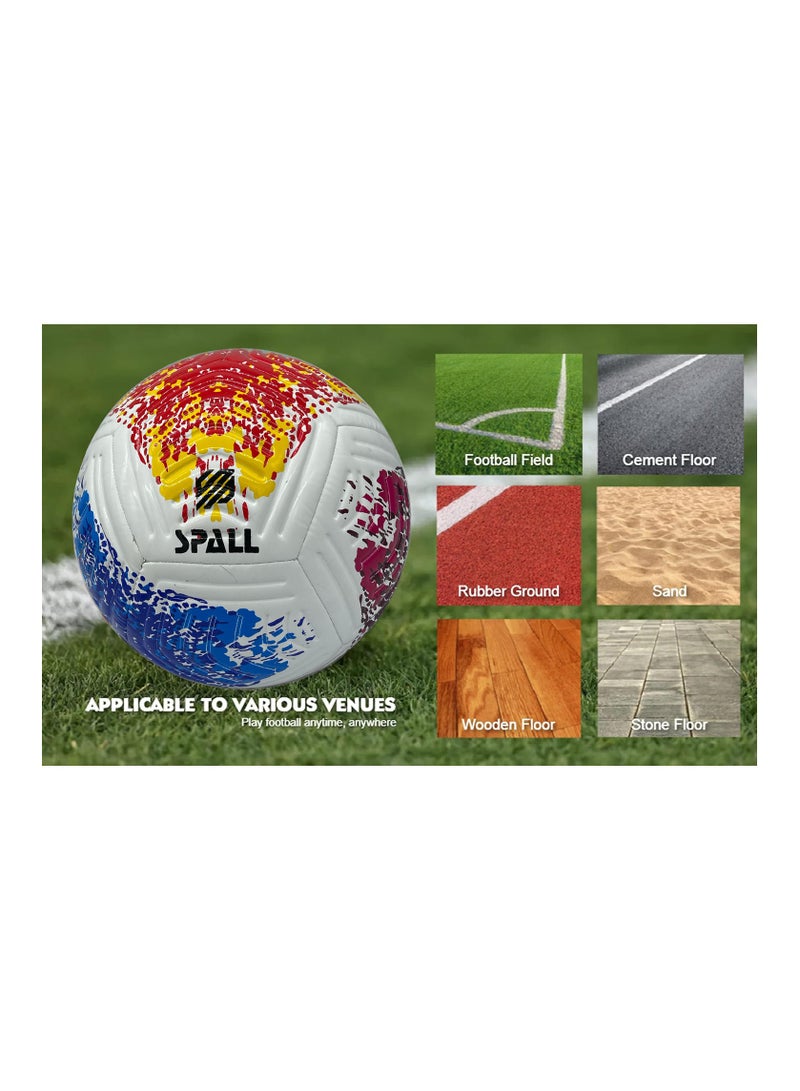Spall Football Soccer Ball For Matches World Cup Best Indoor/Outdoor Water Proof Ball For Professional Training And Match Men And Women Youth And Adult - Image 4