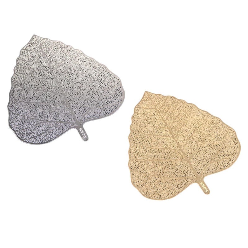 2pcs Stainless Steel Tea Strainer Fine Mesh Bodhi Leaf Loose Leaf Brewing - Image 2