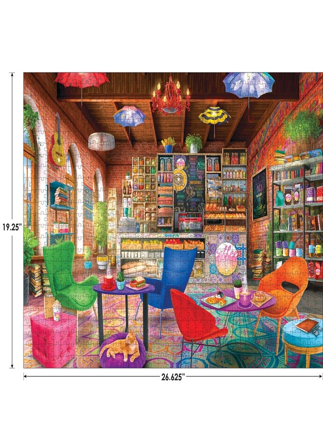 Rose Art - My Happy Place - Boho Coffeshop - 750 Piece Jigsaw Puzzle for Adults - Image 5