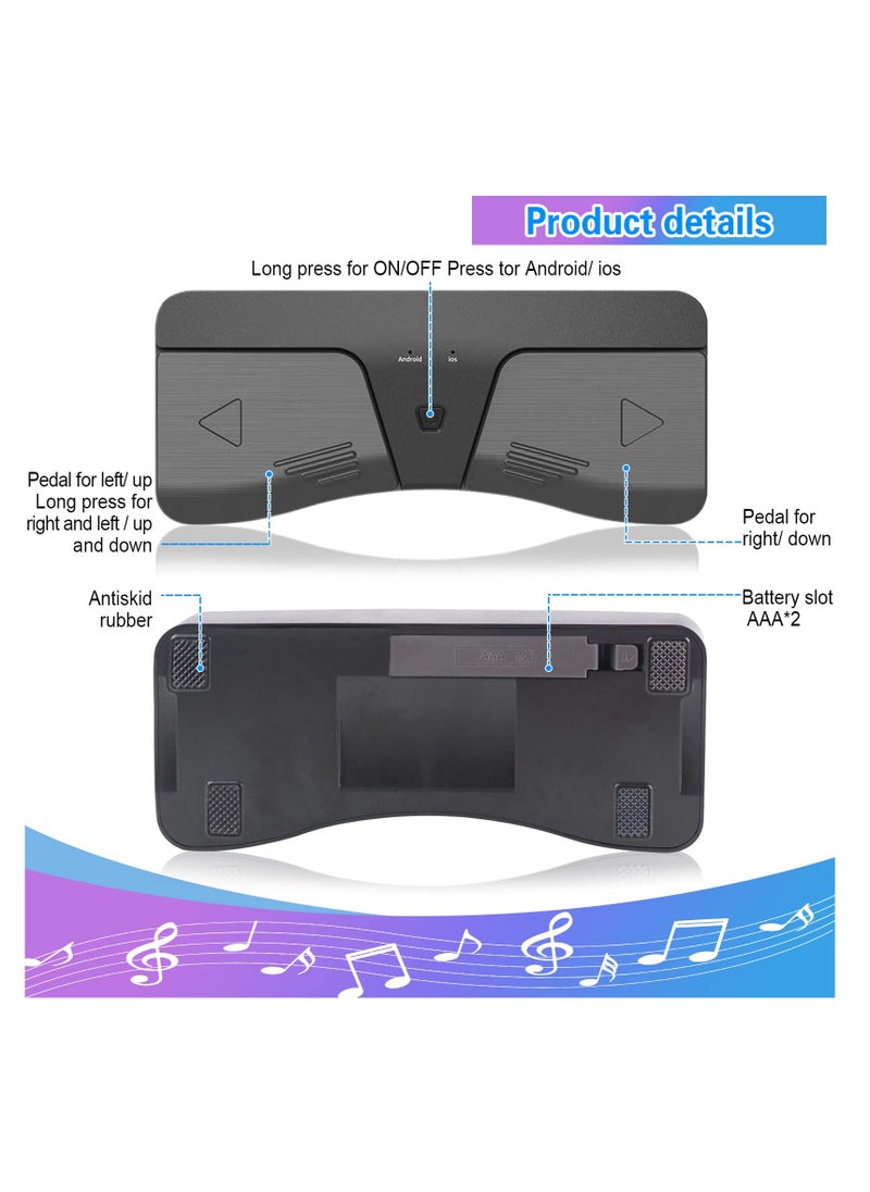 Generic Portable Bluetooth Page Turner Pedal - Smart Wireless Foot Switch for Music, Compatible with iOS & Android Tablets and Phones  - Image 5