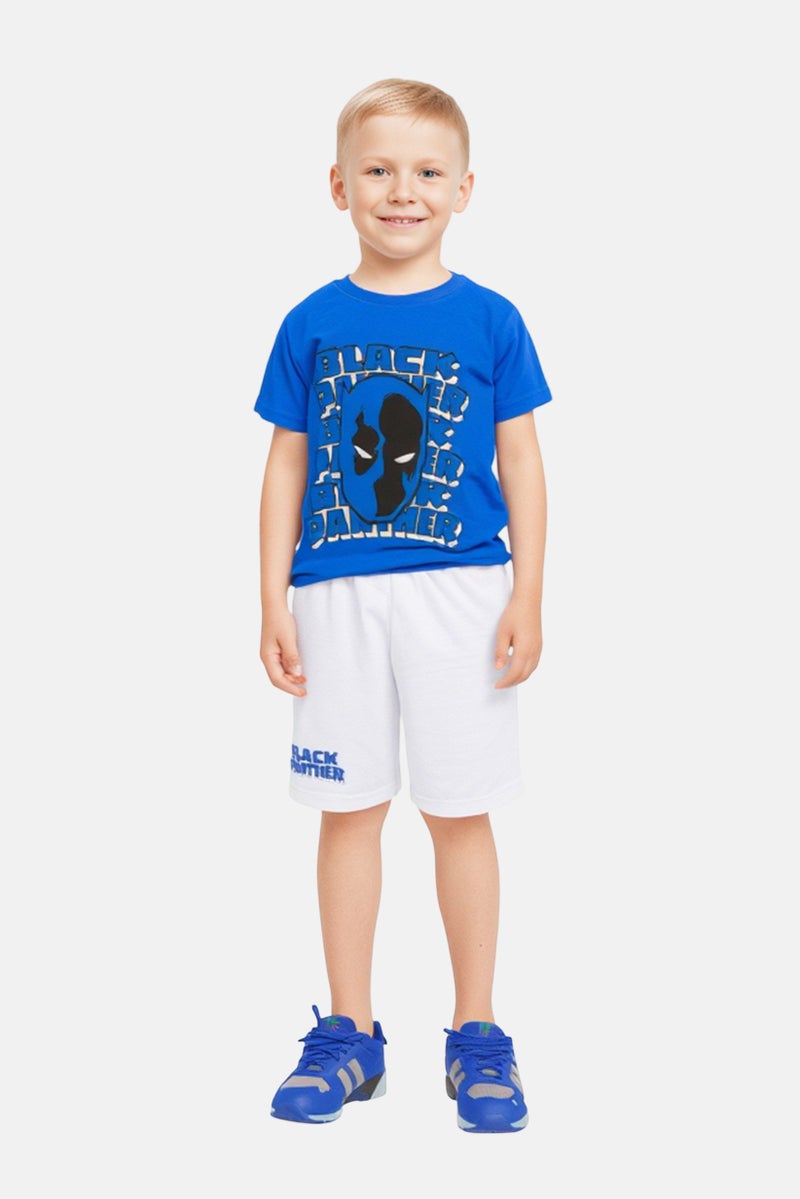 MARVEL Kids Boy 2 Pieces Short Sleeve Graphic Print T-Shirt And Shorts Set, Multicolor - Image 1