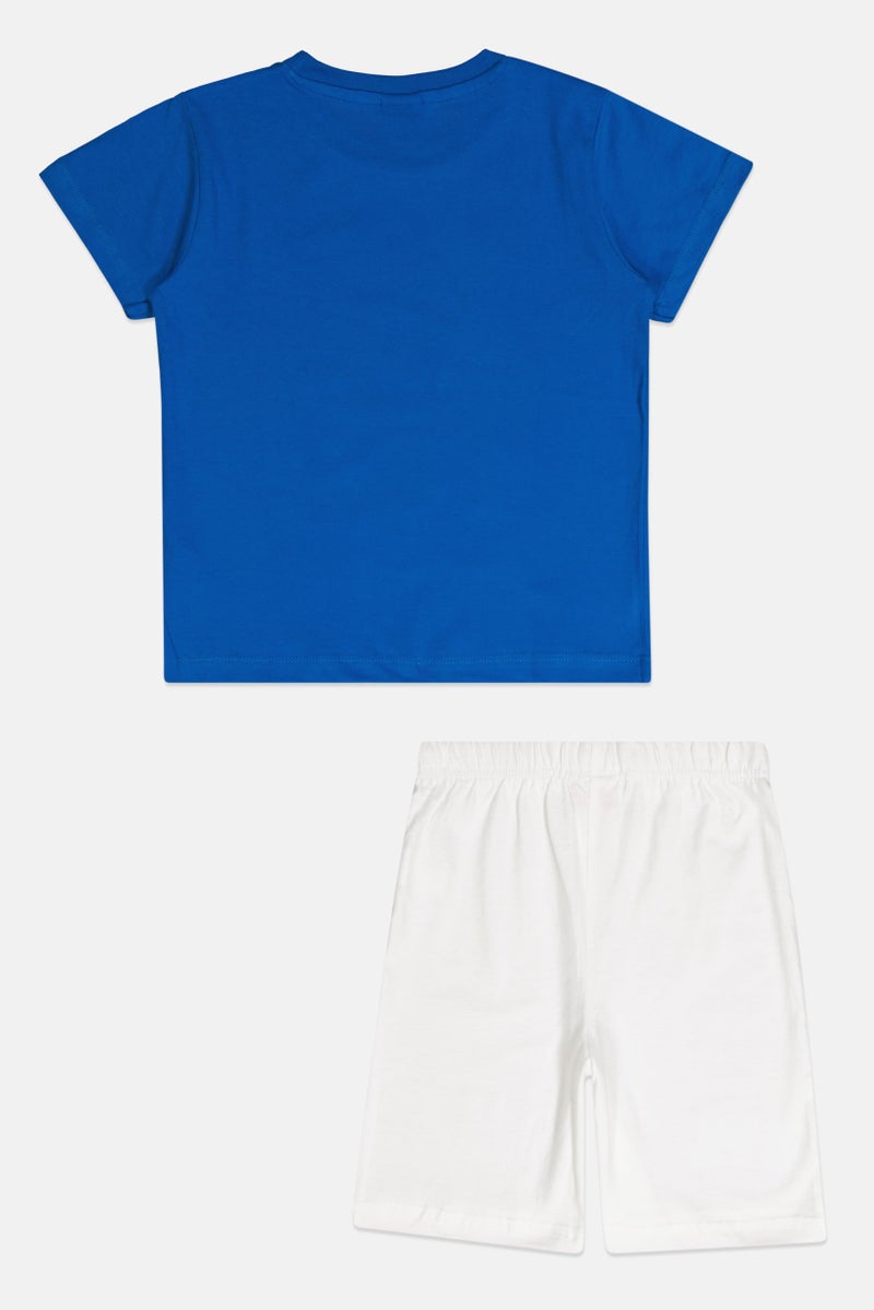 MARVEL Kids Boy 2 Pieces Short Sleeve Graphic Print T-Shirt And Shorts Set, Multicolor - Image 2